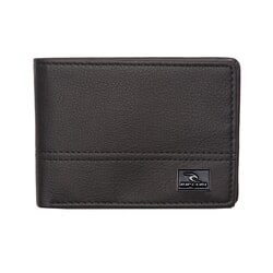 Rip Curl Corpawatu Icon PU Slim Faux Leather Wallet in Black