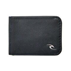 Rip Curl Corpo RFID Slim Leather Wallet in Black