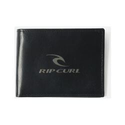 Rip Curl Corpowatu RFID 2 In 1 Leather Wallet in Black
