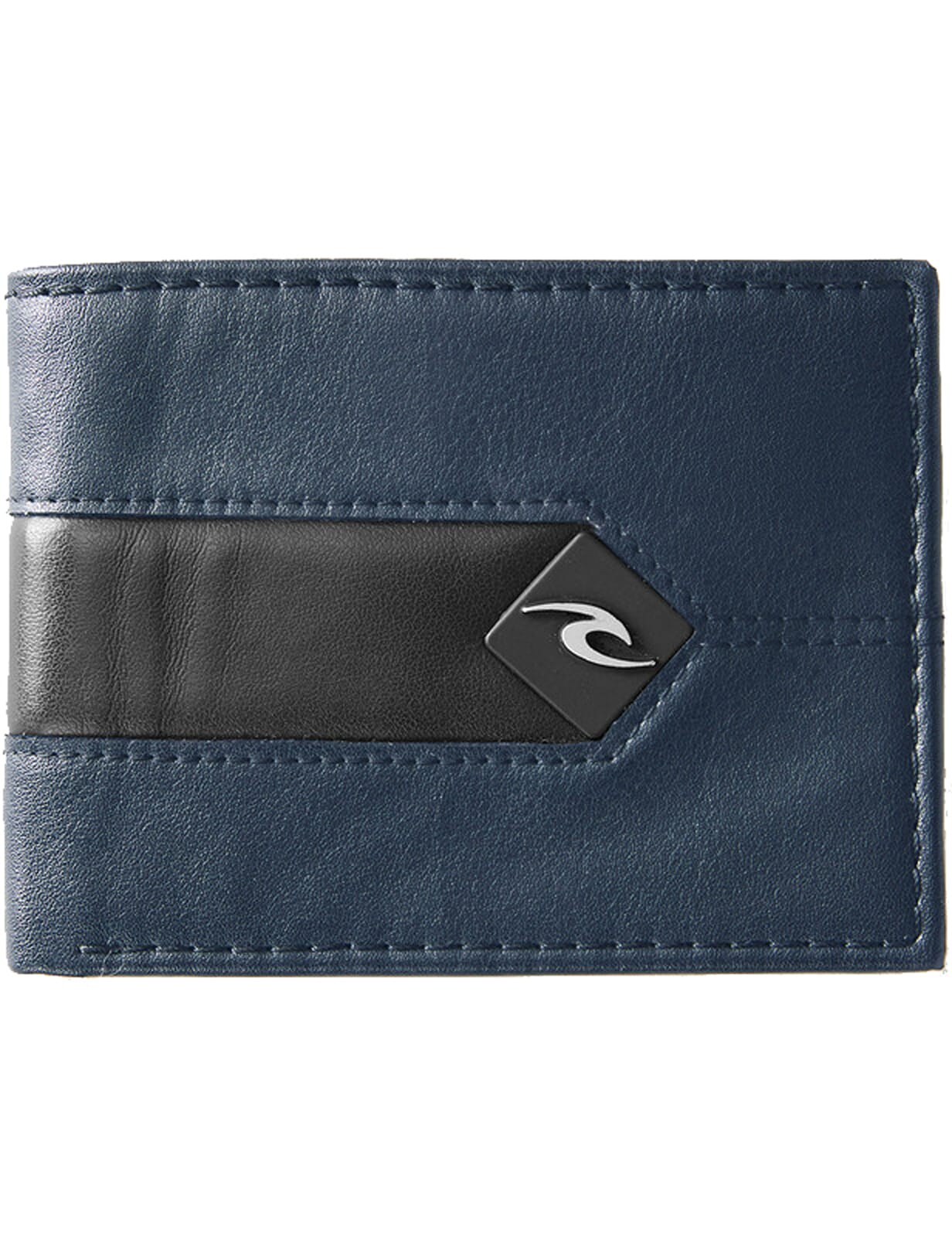 Rip Curl Undertow RFID Slim Leather Wallet in Brown 