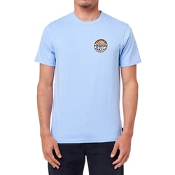 Rip Curl Down The Line Short Sleeve T-Shirt in Bells Blue