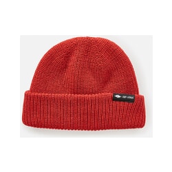 Rip Curl Fade Out Icon Shallow Beanie in Burnt Red