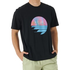 Rip Curl Fill Me Up Short Sleeve T-Shirt in Black