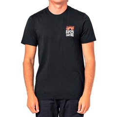 Rip Curl Free Design Vapor Cool Short Sleeve T-Shirt in Black