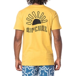 Rip Curl Golden Road Short Sleeve T-Shirt in Washed Yellow