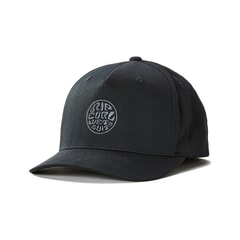 Rip Curl Icons Eco Flexfit Curved Peak Cap in Black/Grey