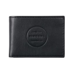Rip Curl Icons PU All Day Faux Leather Wallet in Washed Black