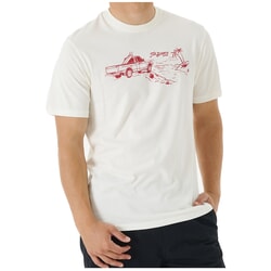 Rip Curl Keep On Trucking Short Sleeve T-Shirt in Bone for men
