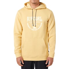 Rip Curl Les Esta Pullover Hoody in Washed Yellow for men