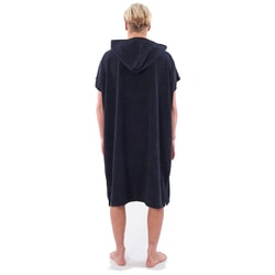 Rip Curl Mix Up Hooded Changing Robe in Black