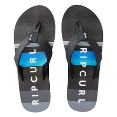 Rip Curl Ripper Flip Flops in Black/Grey/Blue