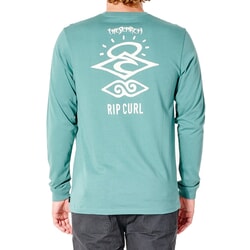 Rip Curl Search Icon Long Sleeve T-Shirt in Muted Green