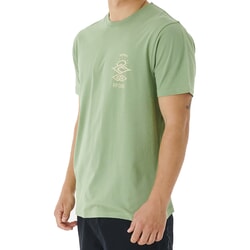 Rip Curl Search Icon Short Sleeve T-Shirt in Jade