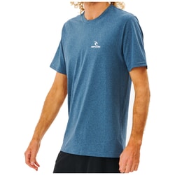 Rip Curl Search Series Short Sleeve Surf Tee in Navy Marle