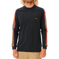 Rip Curl Surf Revival Collective Long Sleeve T-Shirt in Black