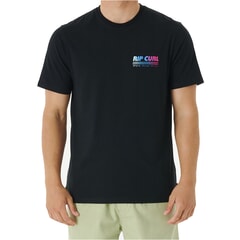 Rip Curl Surf Revival Decal Short Sleeve T-Shirt in Black