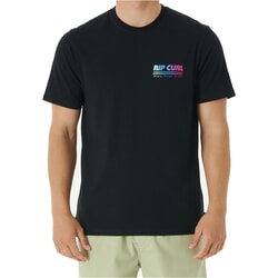 Rip Curl Surf Revival Decal Short Sleeve T-Shirt in Black