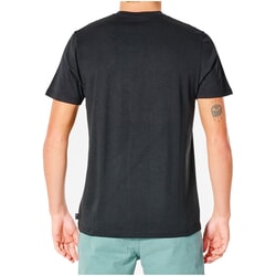 Rip Curl Surf Revival Strip Short Sleeve T-Shirt in Black