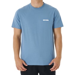 Rip Curl Surf Revivial Sunset Short Sleeve T-Shirt in Dusty Blue