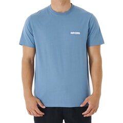 Rip Curl Surf Revivial Sunset Short Sleeve T-Shirt in Dusty Blue