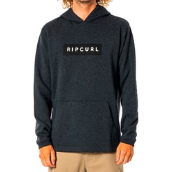 Rip Curl Vaporcool Pullover Hoody in Black Marled