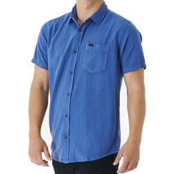 Rip Curl Washed Short Sleeve Shirt in Sparky Blue