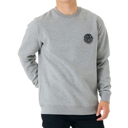 Rip Curl Wetsuit Icon Crew Sweatshirt in Grey Marle