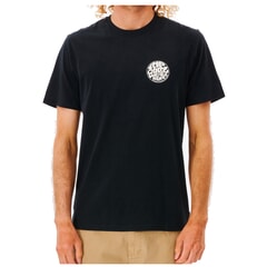 Rip Curl Wetsuit Icon Short Sleeve T-Shirt in Black