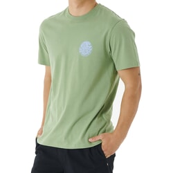 Rip Curl Wetsuit Icon Short Sleeve T-Shirt in Jade