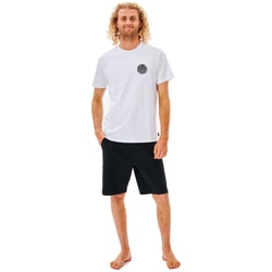 Rip Curl Wetsuit Icon Short Sleeve T-Shirt in White