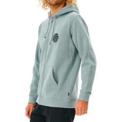 Rip Curl Wetsuit Icon Zipped Hoody in Mineral Blue