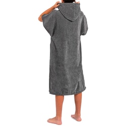 Slowtide The Digs Changing Robe in Heather Grey