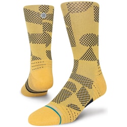 Stance Building Crew Socks in Gold for men and women