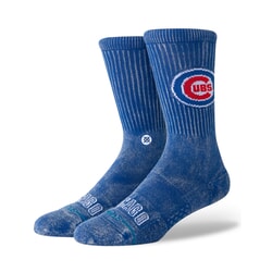 Stance Fade Chicago Cubs MLB Crew Socks in Blue