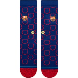 Stance Crest FC Barcelona Crew Socks in Navy