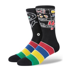 Stance Food Groups Christmas Casual Socks in Black
