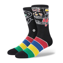 Stance Food Groups Christmas Casual Socks in Black