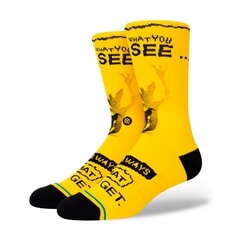 Stance What You Get Crew Socks in Black