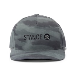 Stance Icon Snapback Curved Peak Cap in Camo