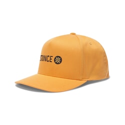 Stance Icon Snapback Curved Peak Cap in Tangerine