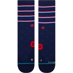 Stance Independence Crew Socks in Navy