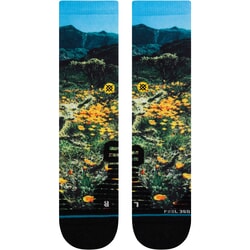 Stance Poppy Trails National Geographic Crew Socks in Black
