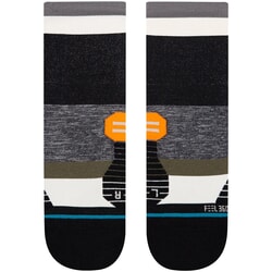 Stance Stake Qtr Ankle Socks in Black