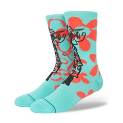 Stance Surf Check By Russ Crew Socks in Blue for men and women