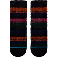 Stance Toasted Slipper Socks in Black