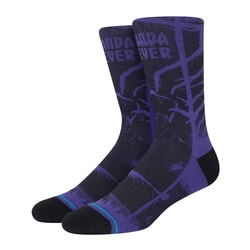 Stance Yibambe Marvel Black Panther Crew Socks in Purple