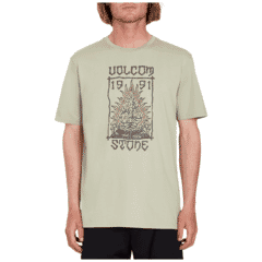 Volcom Caged Stone Short Sleeve T-Shirt Seagrass Green men