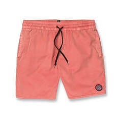 Volcom Center Trunk 17 Elasticated Boardshorts in Living Coral