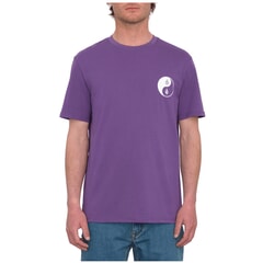Volcom Counterbalance Short Sleeve T-Shirt in Deep Purple