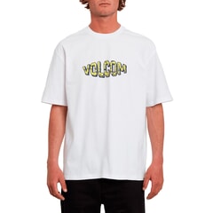 Volcom Crusher Loose Fit Short Sleeve T-Shirt in White